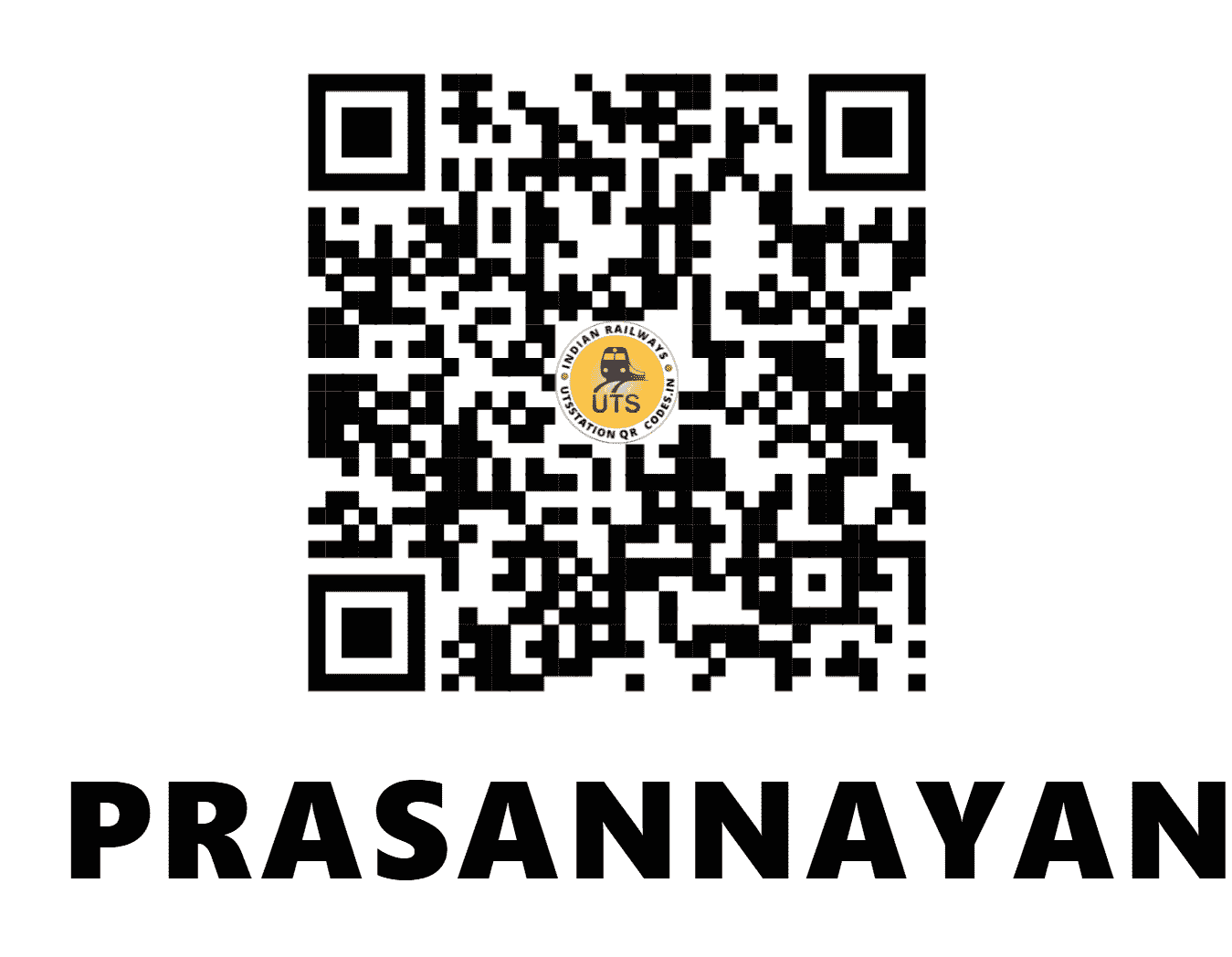 UTS QR Code for PRASANNAYANAPALLI - PSPY - SC (ANDHRA PRADESH)